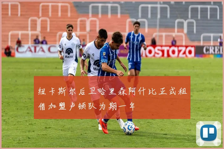 纽卡斯尔后卫哈里森阿什比正式租借加盟卢顿队为期一年